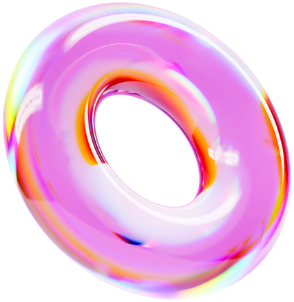 3D Holographic Glass Torus